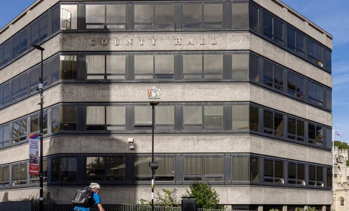 The existing development at County Hall