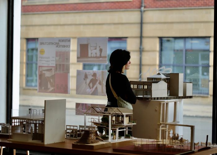 Oxford Brookes 2nd year Interior Architecture students pop-up exhibition (Photo by Fusion Arts)